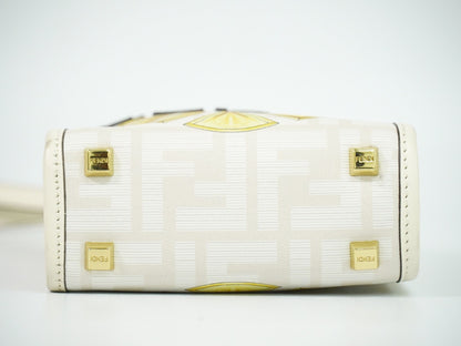 Fendi x Versace Fendace Convertible Sunshine Shopper Printed Laminated Leather, Multicolour, Leather, Tote Bag