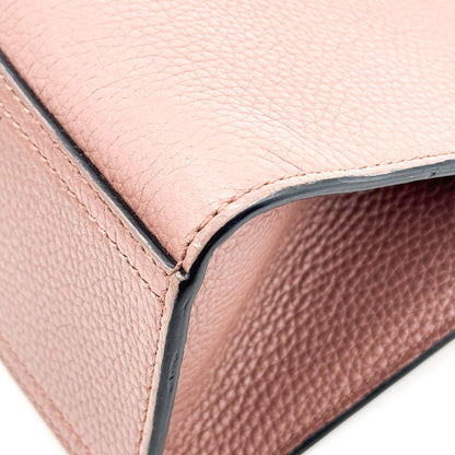 Gucci GG Marmont Top Handle Leather, Pink, Leather, Handbag