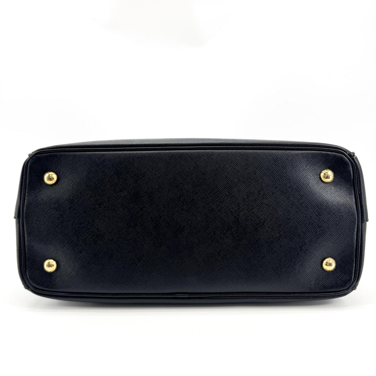 Prada Lux Open Saffiano Leather, Black, Leather, Tote Bag
