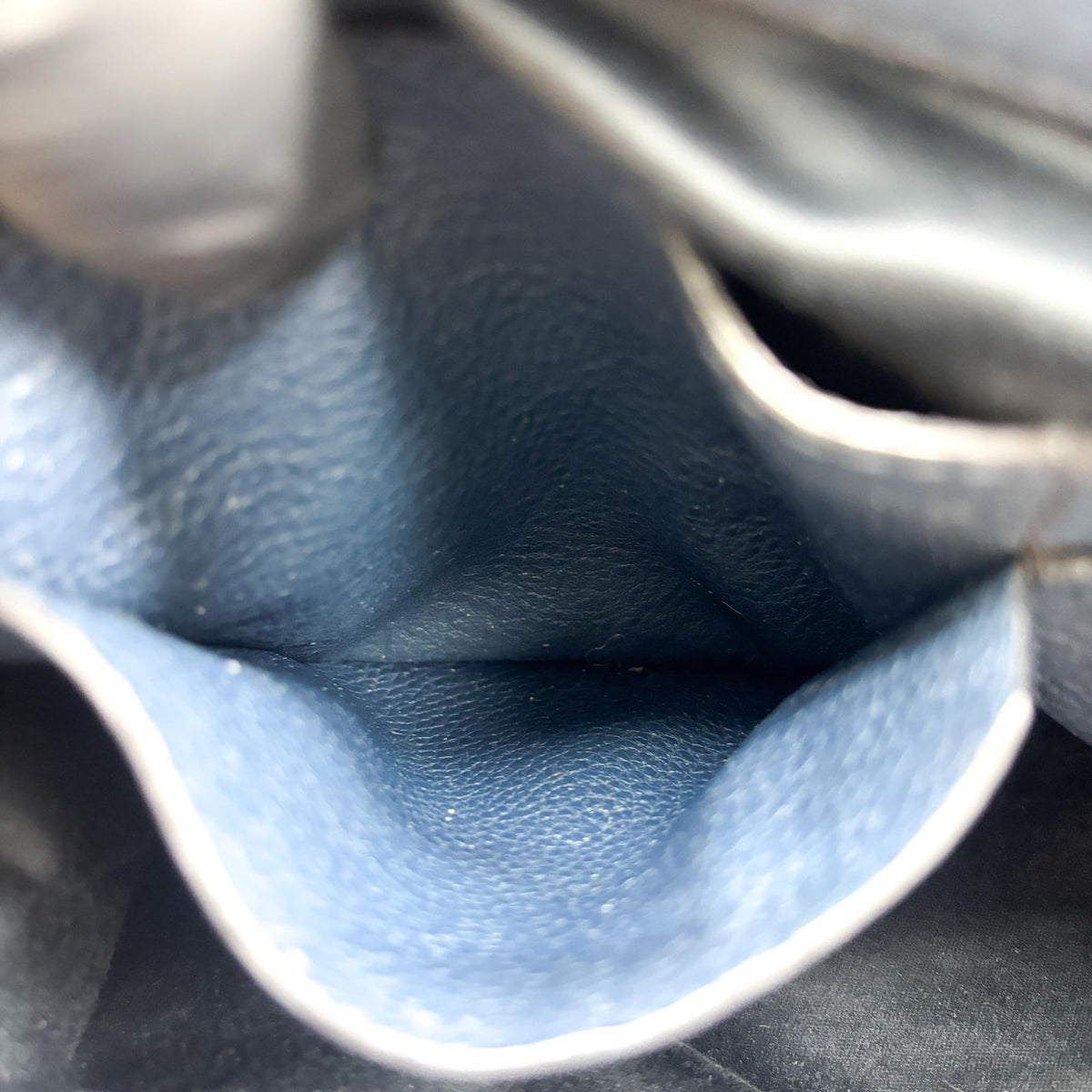 Miu Miu Phenix Convertible Leather, Navy, Leather, Tote Bag