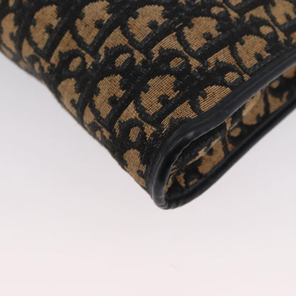 Christian Dior Vintage Trotter Canvas, Navy, Canvas, Shoulder Bag