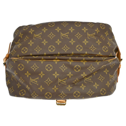 Louis Vuitton Saumur Monogram Canvas, Brown, Canvas, Shoulder Bag