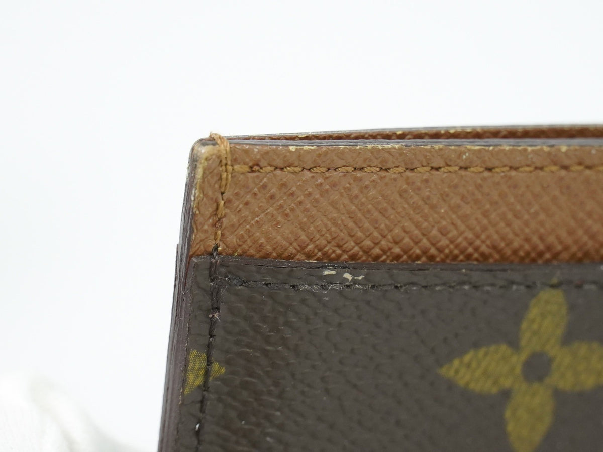 Louis Vuitton Card Holder Reverse Monogram Canvas, Brown, Canvas, Card Holder