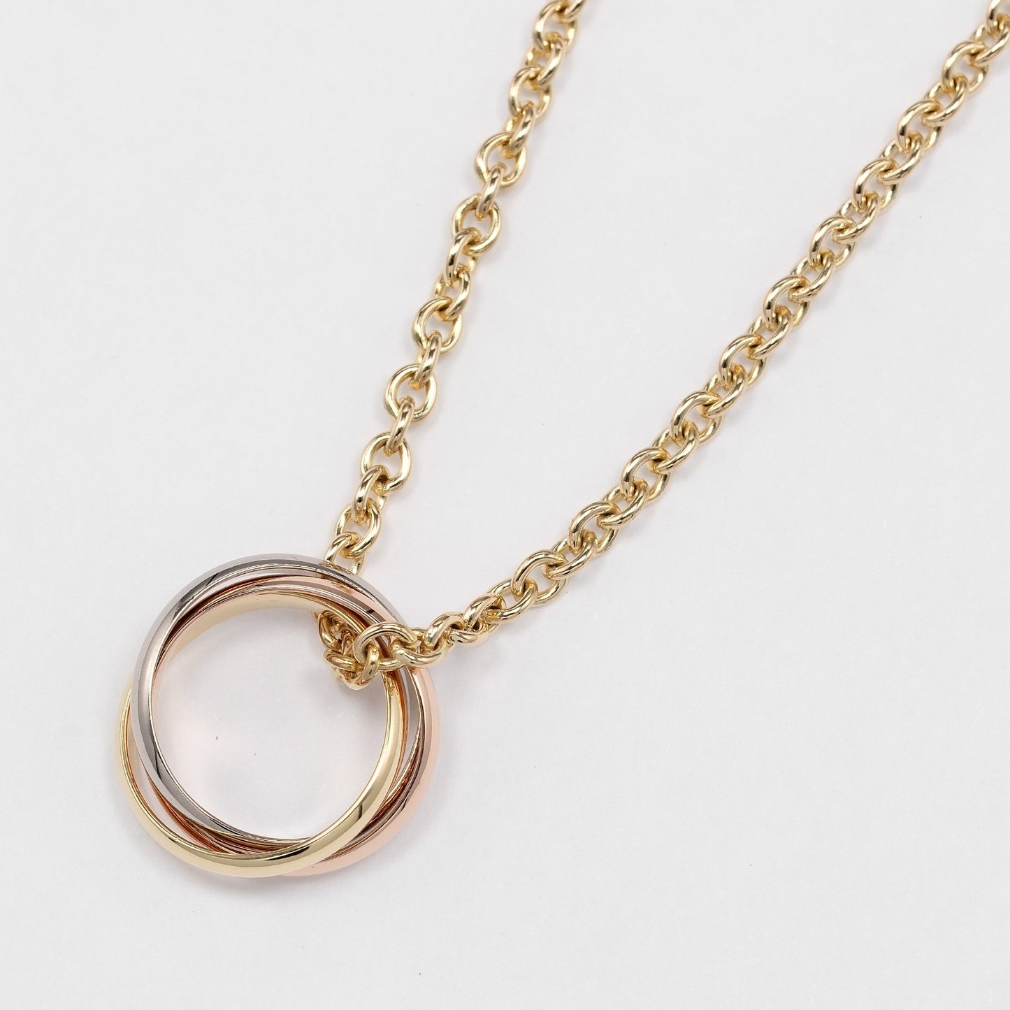 Cartier Trinity Pendant 18K Tricolor Gold, Gold, Yellow Gold, Necklace