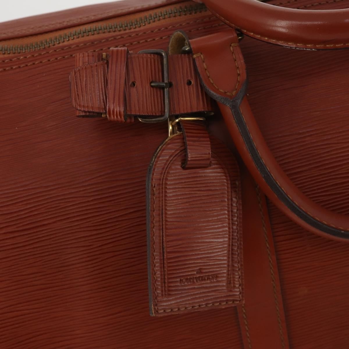 Louis Vuitton Keepall Bag Epi Leather, Brown, Leather, Travel Bag