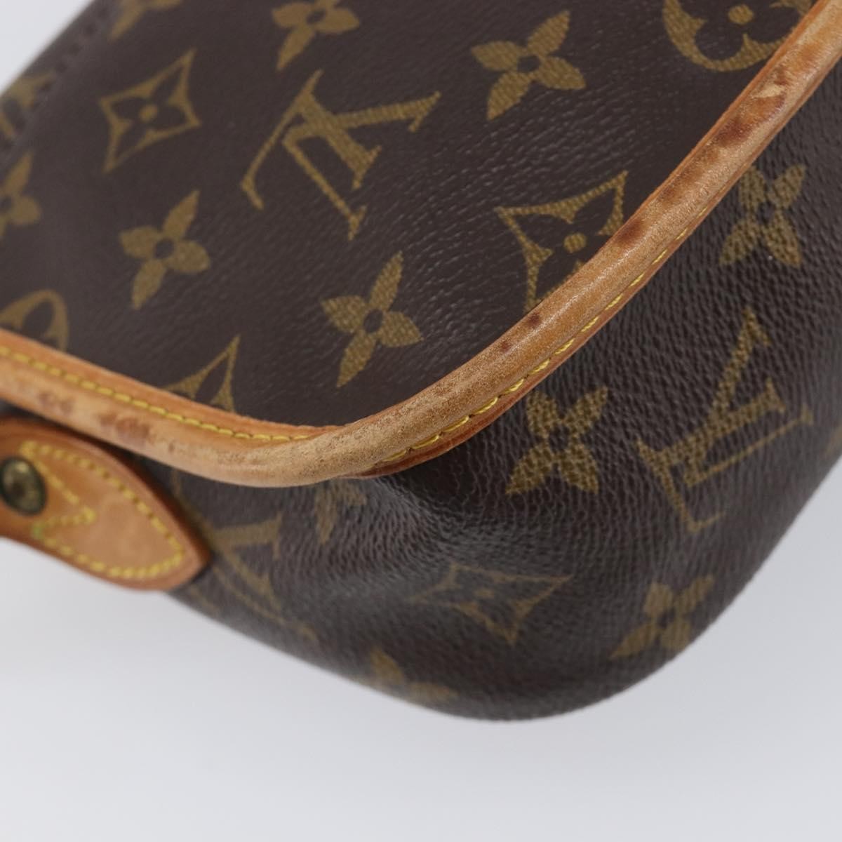 Louis Vuitton Sac Gibeciere Messenger Monogram Canvas, Brown, Canvas, Shoulder Bag