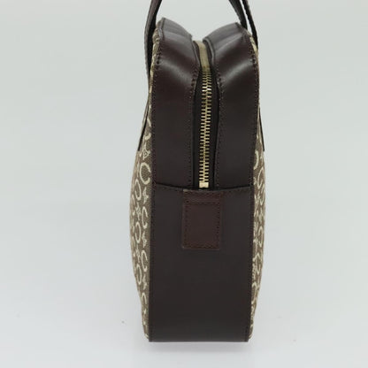 Celine C Macadam Canvas, Gray, Canvas, Handbag