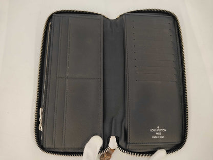 Louis Vuitton Zippy wallet vertical Damier Graphite, Gray, Leather, Wallet