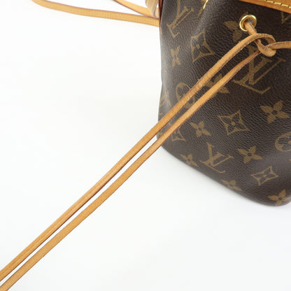 Louis Vuitton Noe Monogram Canvas, Brown, Canvas, Shoulder Bag
