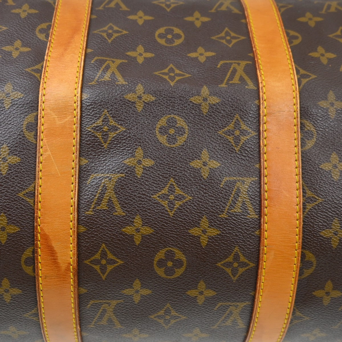 Louis Vuitton Keepall Monogram Canvas, Brown, Canvas, Travel Bag