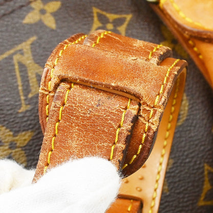 Louis Vuitton Keepall Bandouliere Monogram Canvas, Brown, Canvas, Travel Bag