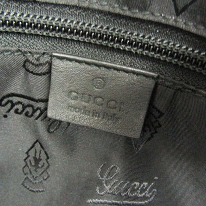 Gucci Convertible Guccissima Leather, Black, Leather, Briefcase