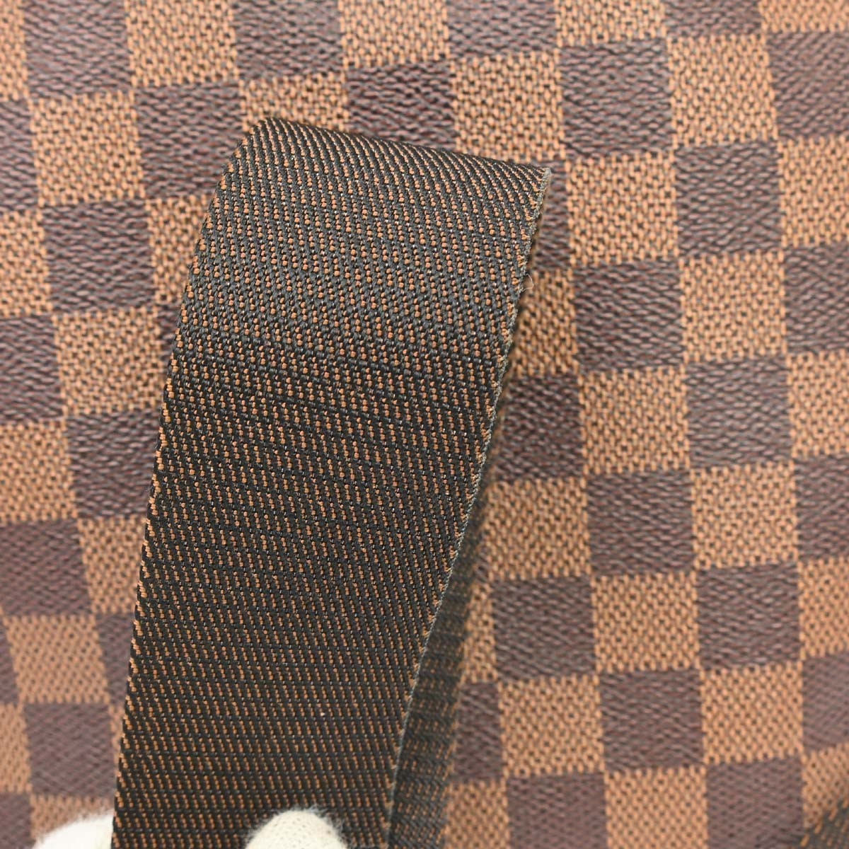 Louis Vuitton Naviglio Damier Ebene, Brown, Canvas, Shoulder Bag