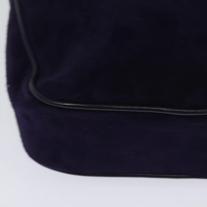 Salvatore Ferragamo Gancini Suede, Purple, Suede, Shoulder Bag