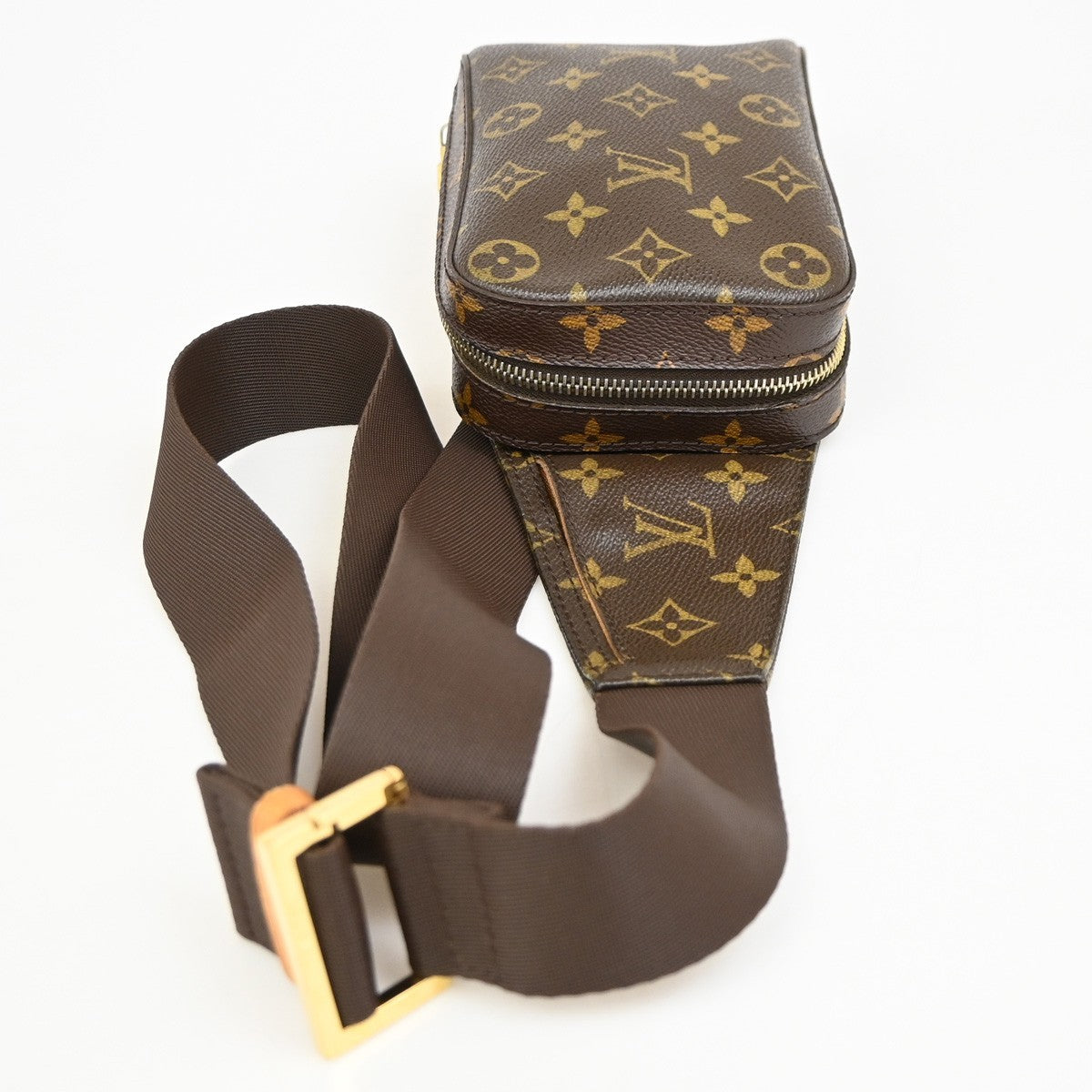 Louis Vuitton Geronimos Monogram, Brown, Canvas, Clutch