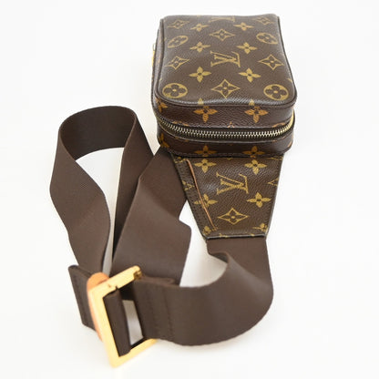 Louis Vuitton Geronimos Monogram, Brown, Canvas, Clutch