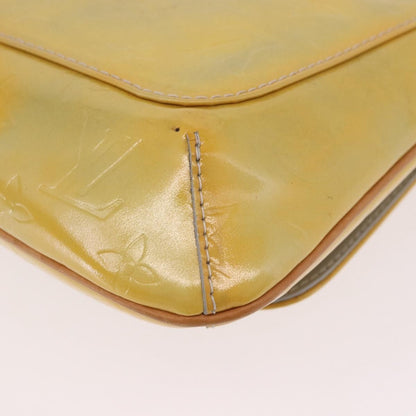 Louis Vuitton Thompson Street Monogram Vernis, Yellow, Patent Leather, Shoulder Bag