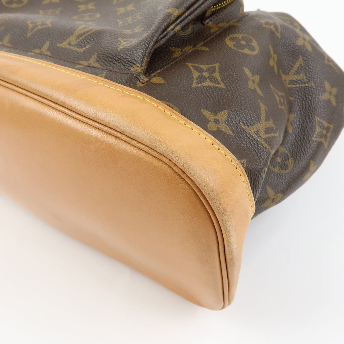Louis Vuitton Vintage Montsouris Monogram Canvas, Brown, Canvas, Backpack
