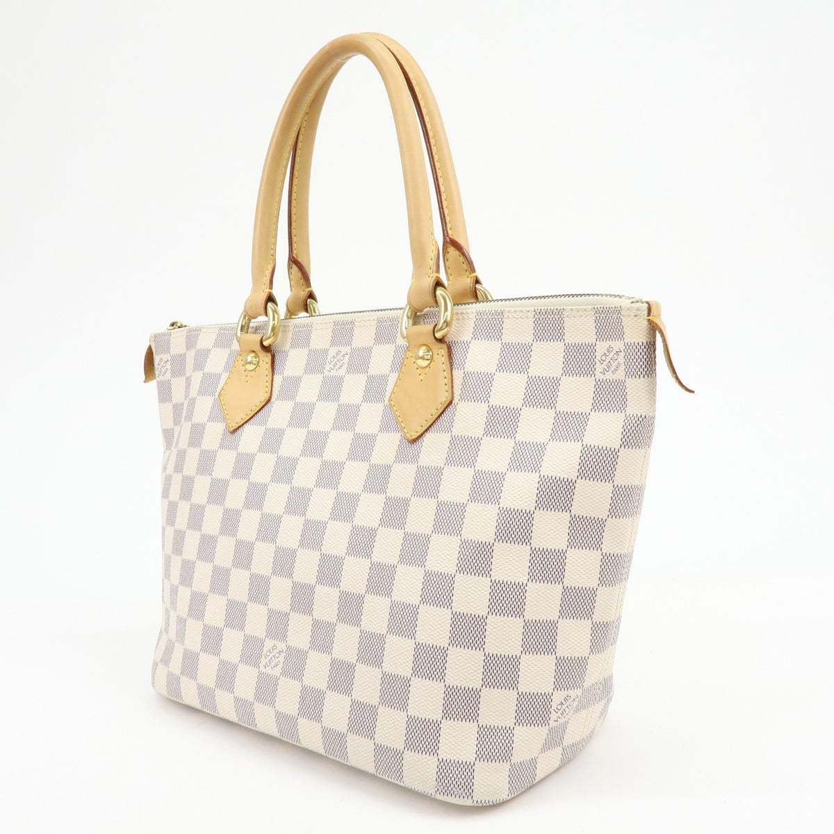 Louis Vuitton Saleya Damier, Beige, Canvas, Handbag
