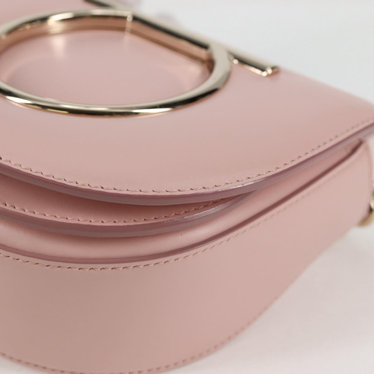 Salvatore Ferragamo Vela Flap Leather, Pink, Leather, Crossbody Bag