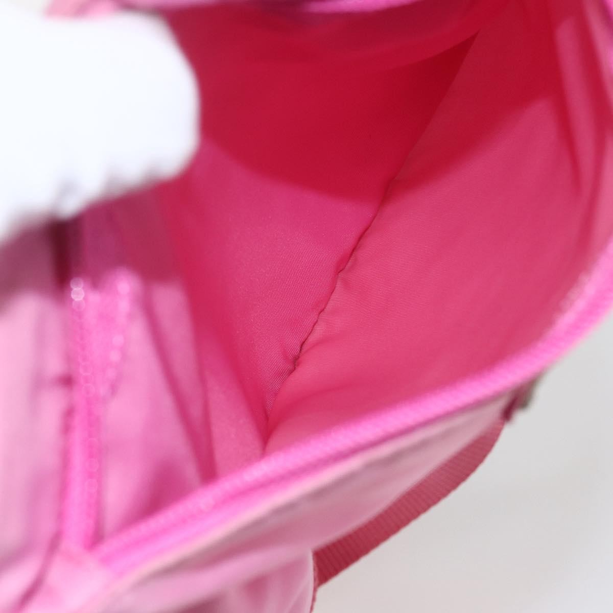 Prada Front Pocket Messenger Tessuto, Pink, Nylon, Shoulder Bag