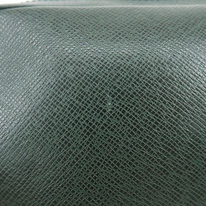 Louis Vuitton Toiletry Pouch Taiga Leather, Green, Leather, Clutch