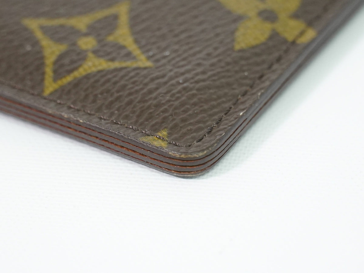 Louis Vuitton Card Holder Reverse Monogram Canvas, Brown, Canvas, Card Holder