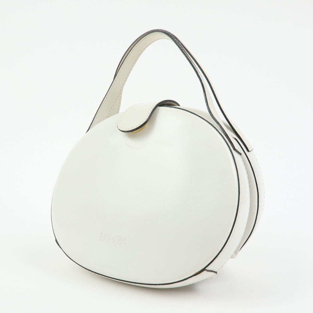Loewe Vintage Leather, White, Leather, Shoulder Bag