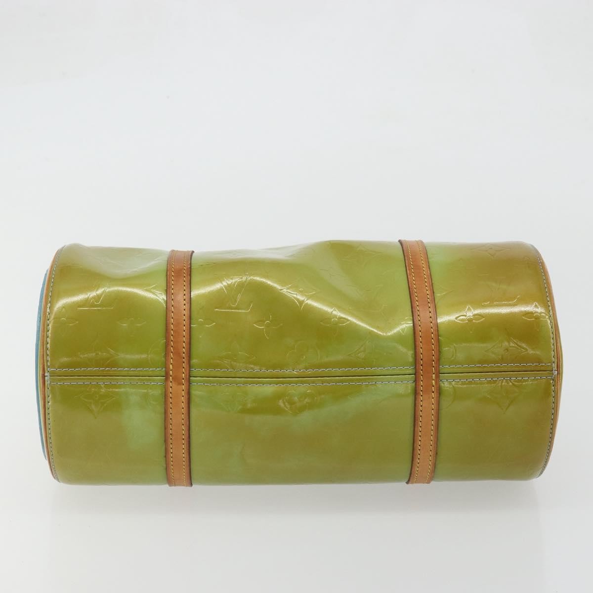Louis Vuitton Bedford Monogram Vernis, Green, Patent Leather, Handbag