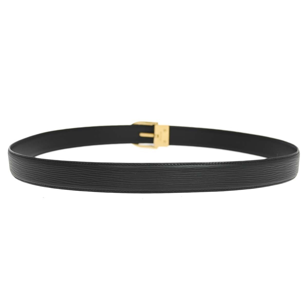 Louis Vuitton Classique Belt Epi Leather, Black, Leather, Belt
