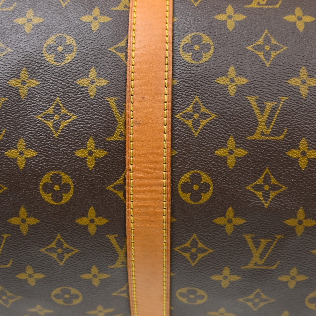 Louis Vuitton Keepall Monogram, Brown, Canvas, Travel Bag