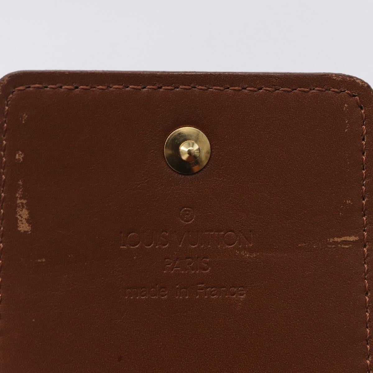Louis Vuitton Walker Monogram Vernis, Brown, Patent Leather, Wallet