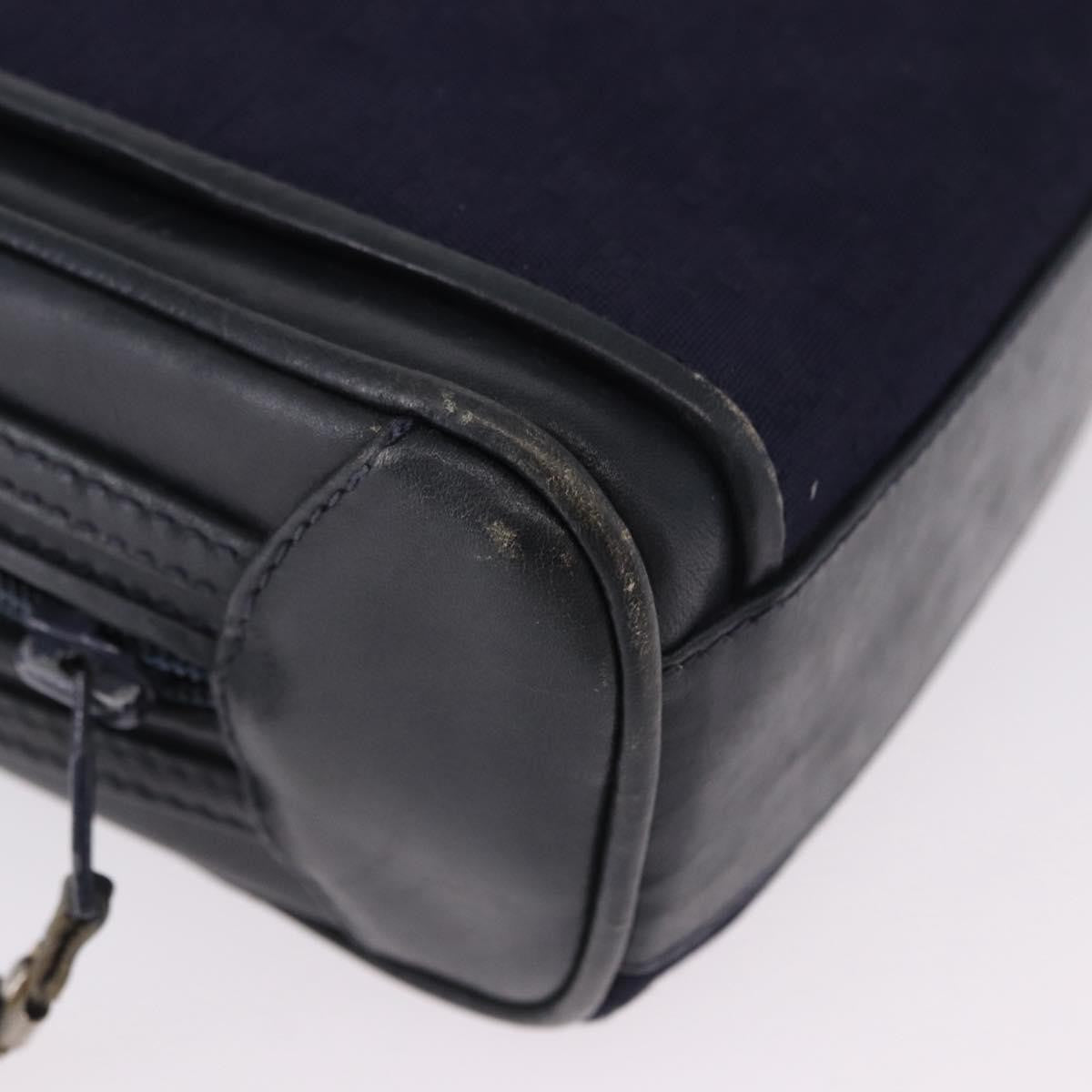 Gucci Micro GG Canvas Canvas, Navy, Canvas, Shoulder Bag