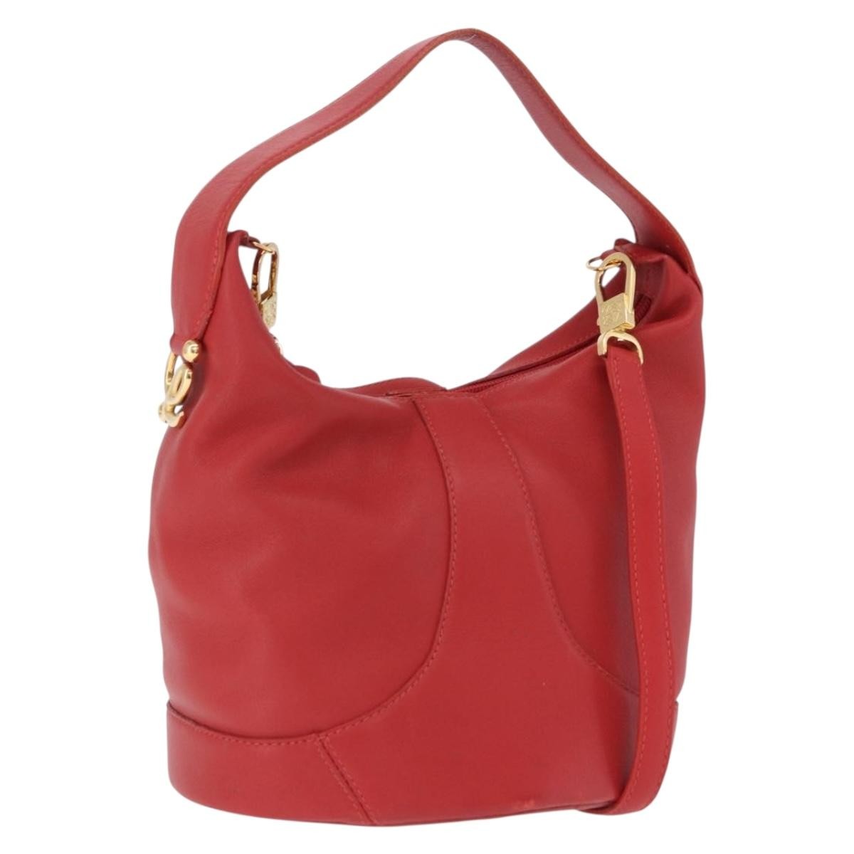 Loewe Vintage Leather, Red, Leather, Shoulder Bag
