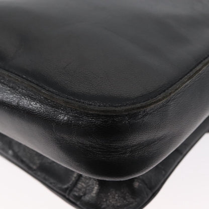 Saint Laurent Vintage Leather, Black, Leather, Shoulder Bag