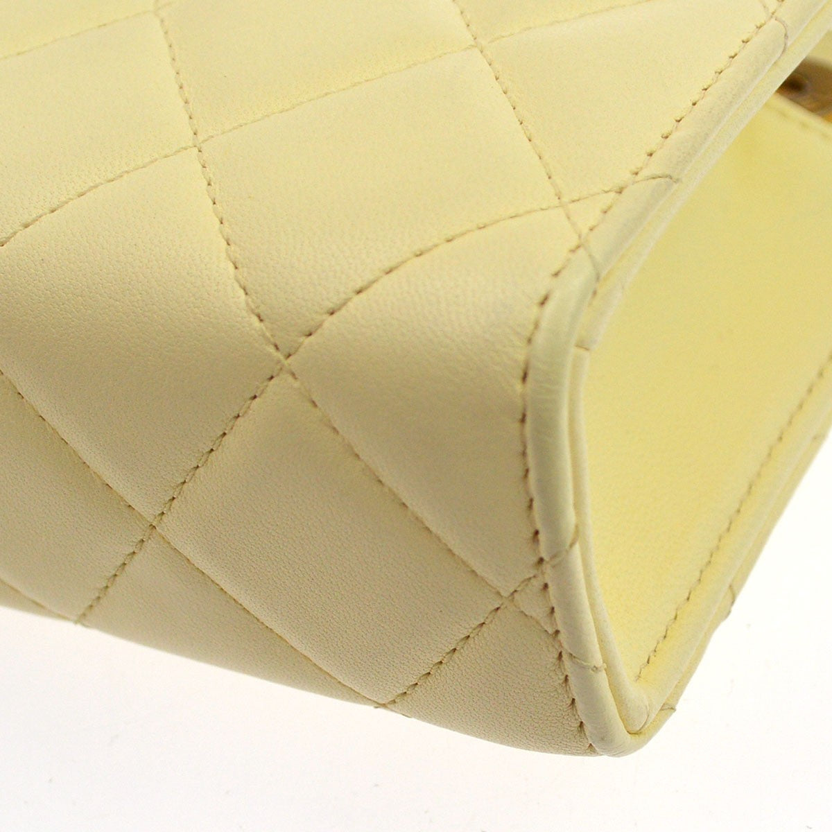 Chanel Evening By The Sea Lambskin, Beige, Leather, Clutch