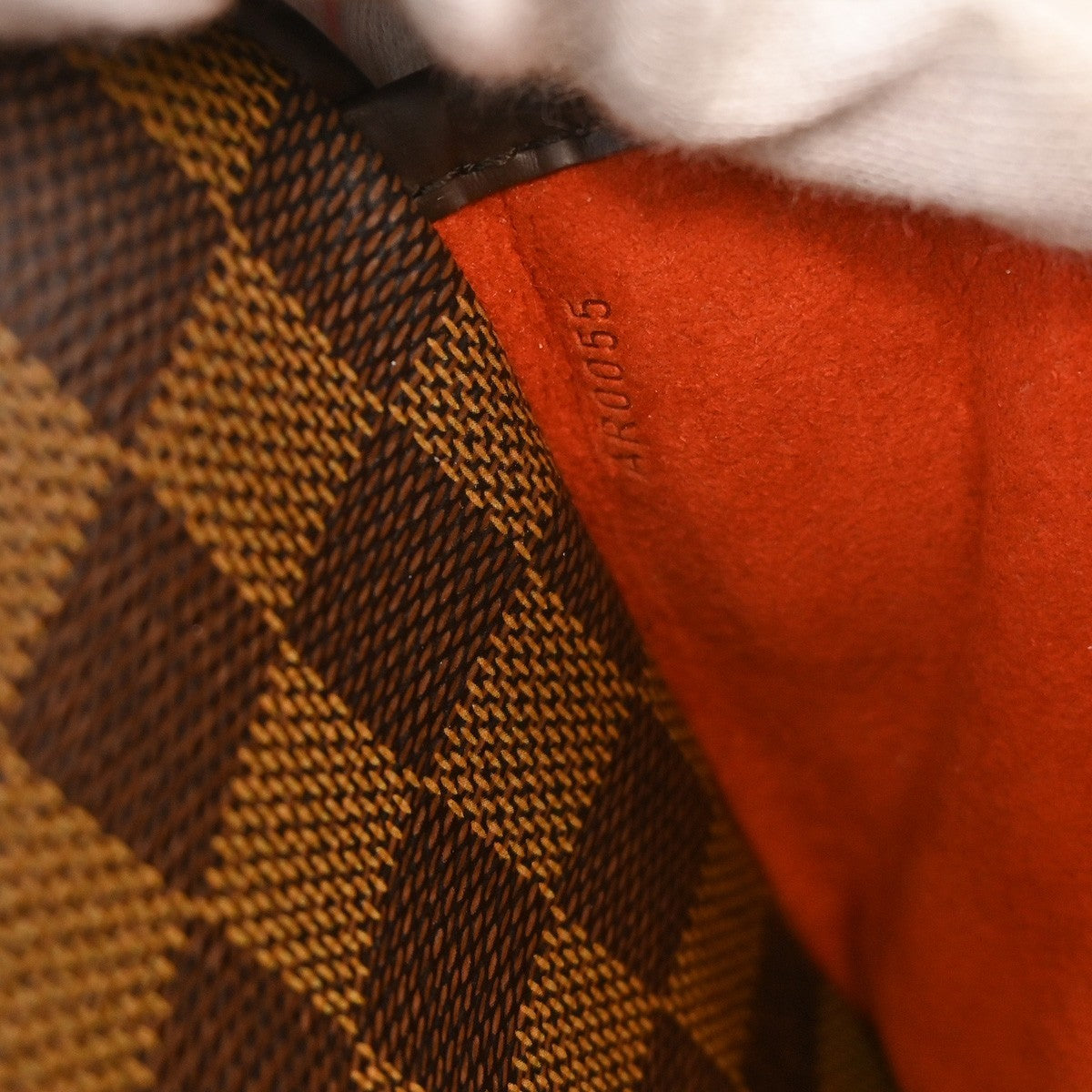 Louis Vuitton Sarria Damier Ebene, Brown, Canvas, Handbag
