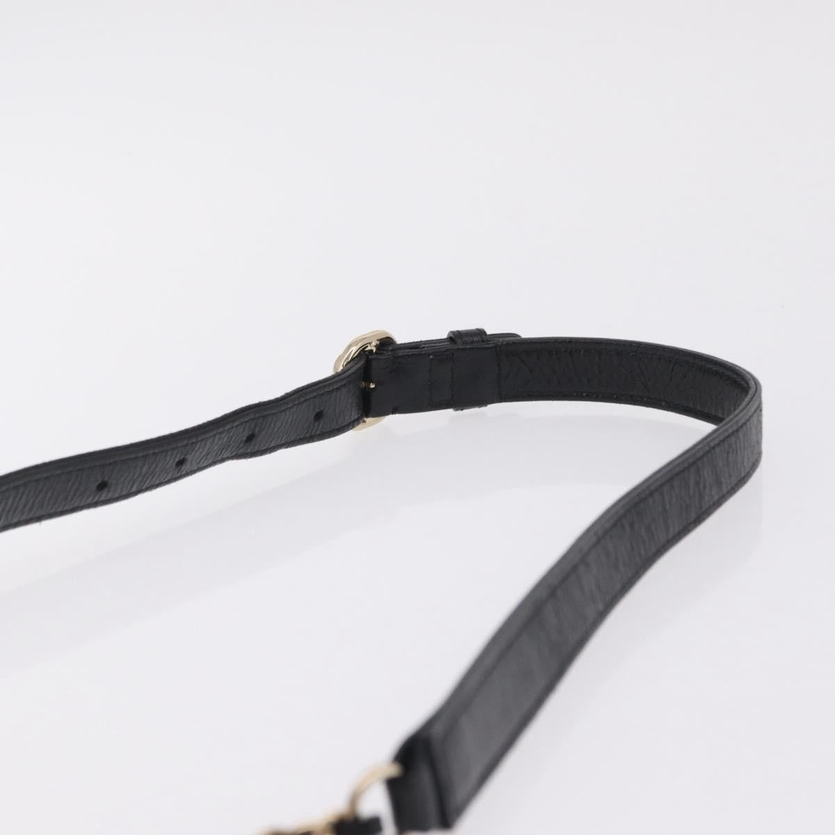 Chanel CC Mania Waist Shearling and Shiny Crumpled Sheepskin, Black, Textile, Handbag