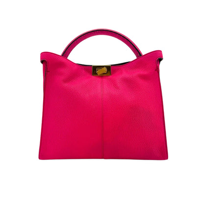 Fendi Selleria Peekaboo Essentially Leather, Pink, Leather, Handbag