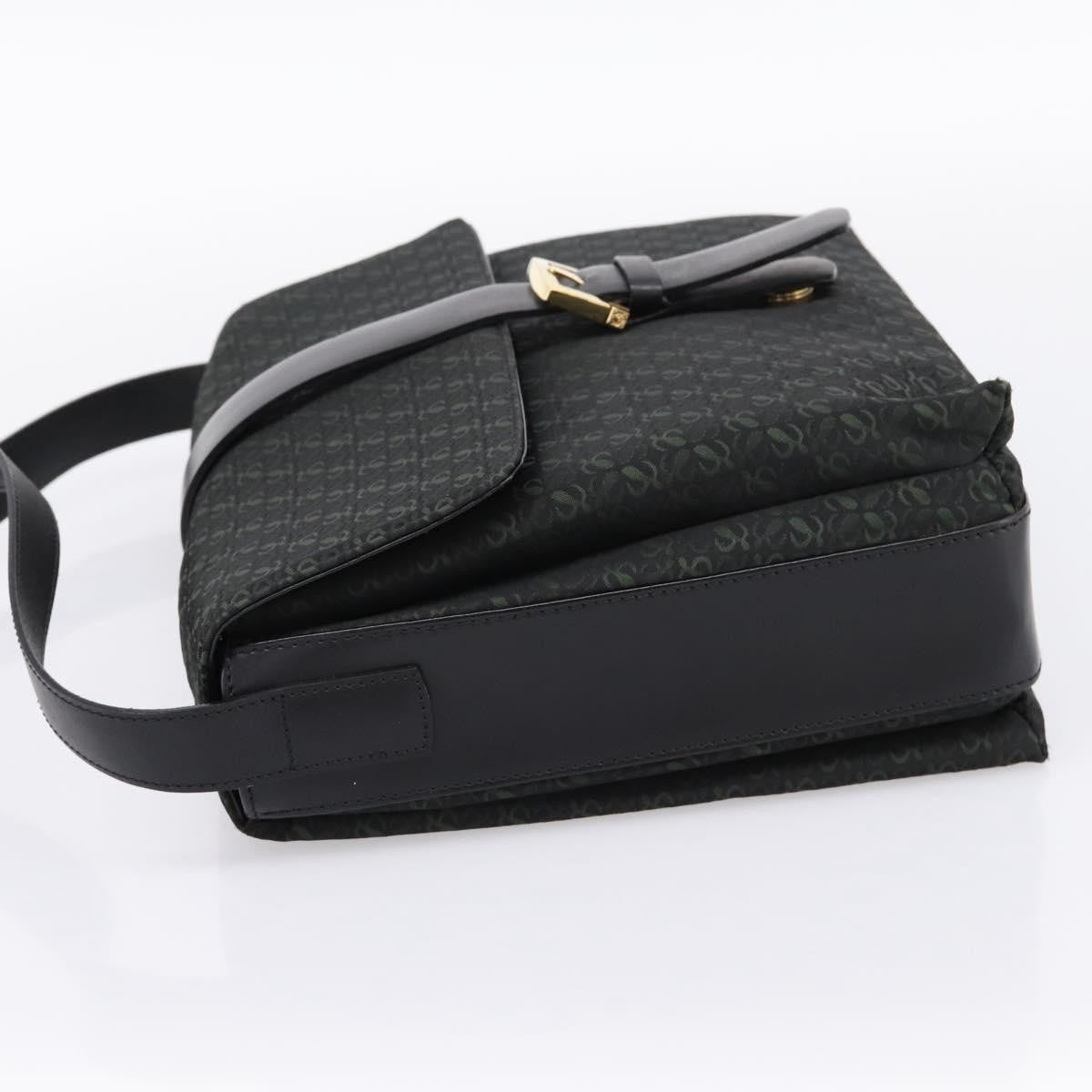 Loewe Vintage Canvas, Green, Canvas, Shoulder Bag