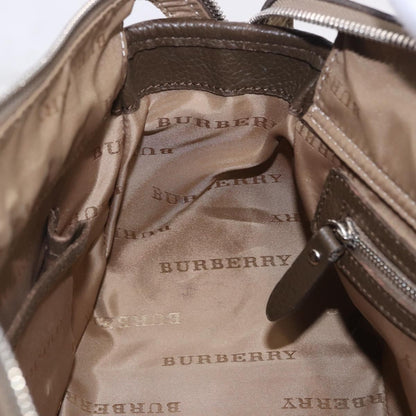 Burberry Nova Check Canvas, Brown, Canvas, Handbag