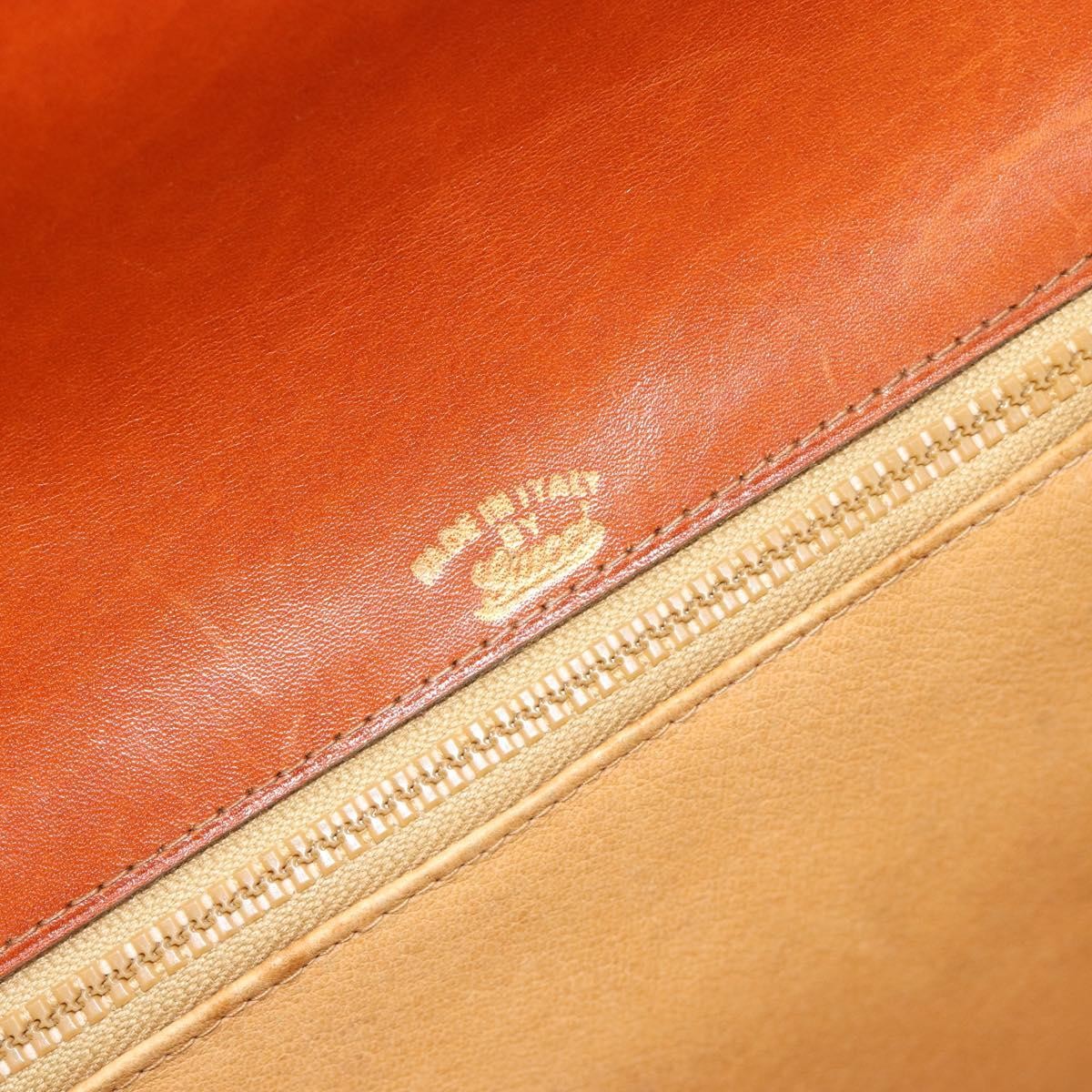 Gucci Vintage clutch Leather, Brown, Leather, Clutch