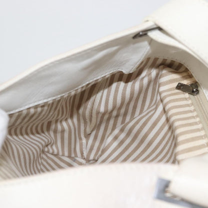 Loewe Anagram Leather, White, Leather, Shoulder Bag