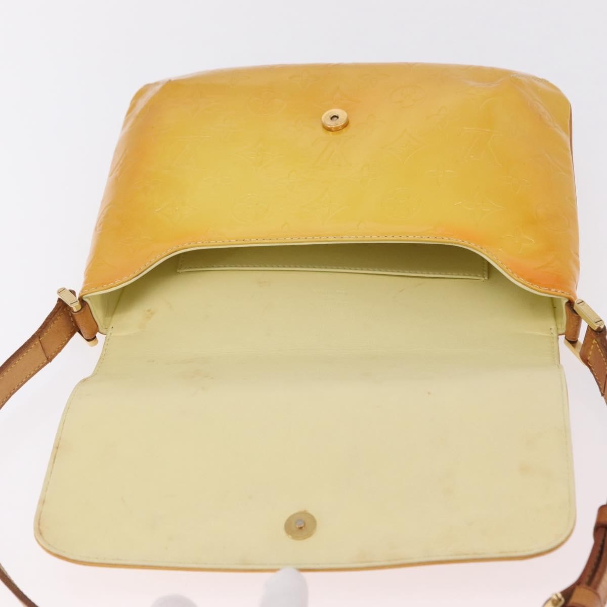 Louis Vuitton Thompson Street Monogram Vernis, Yellow, Patent Leather, Shoulder Bag