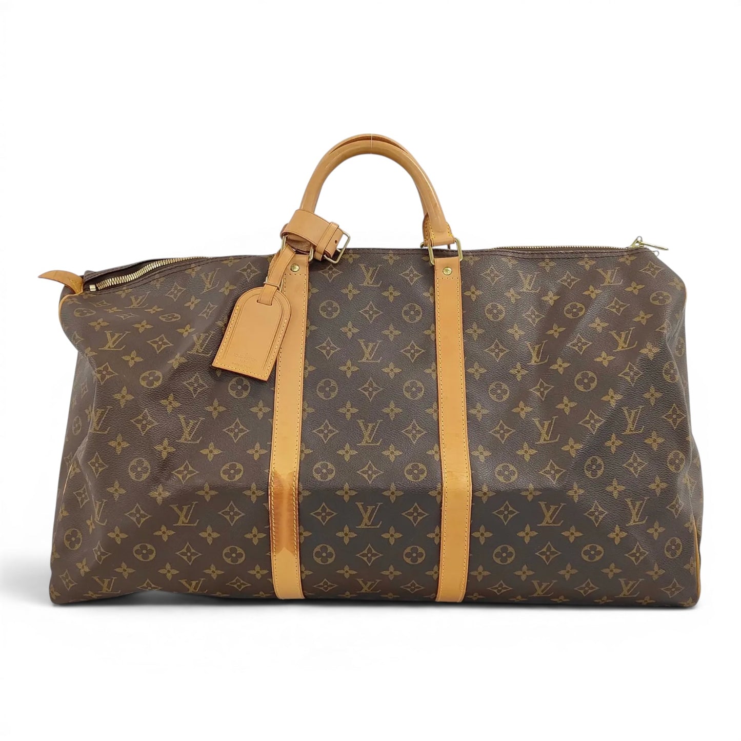 Louis Vuitton Keepall Monogram Canvas, Brown, Canvas, Travel Bag