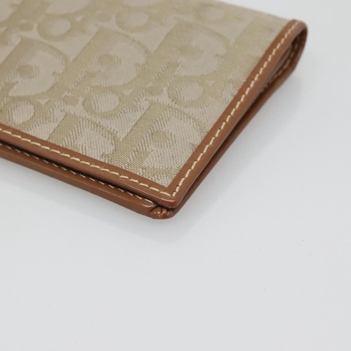 Christian Dior Zipped French Printed Leather, Green, Canvas, Wallet