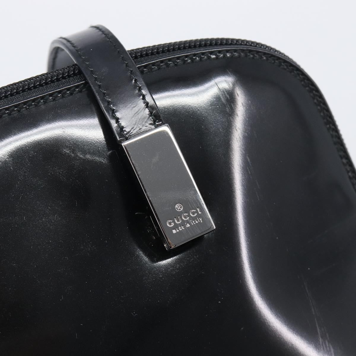 Gucci Shoulder Patent leather, Black, Patent Leather, Shoulder Bag