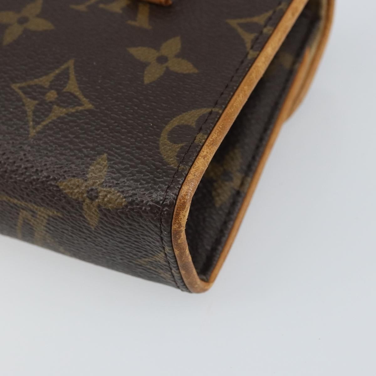 Louis Vuitton Florentine Waist Monogram Canvas, Brown, Canvas, Clutch