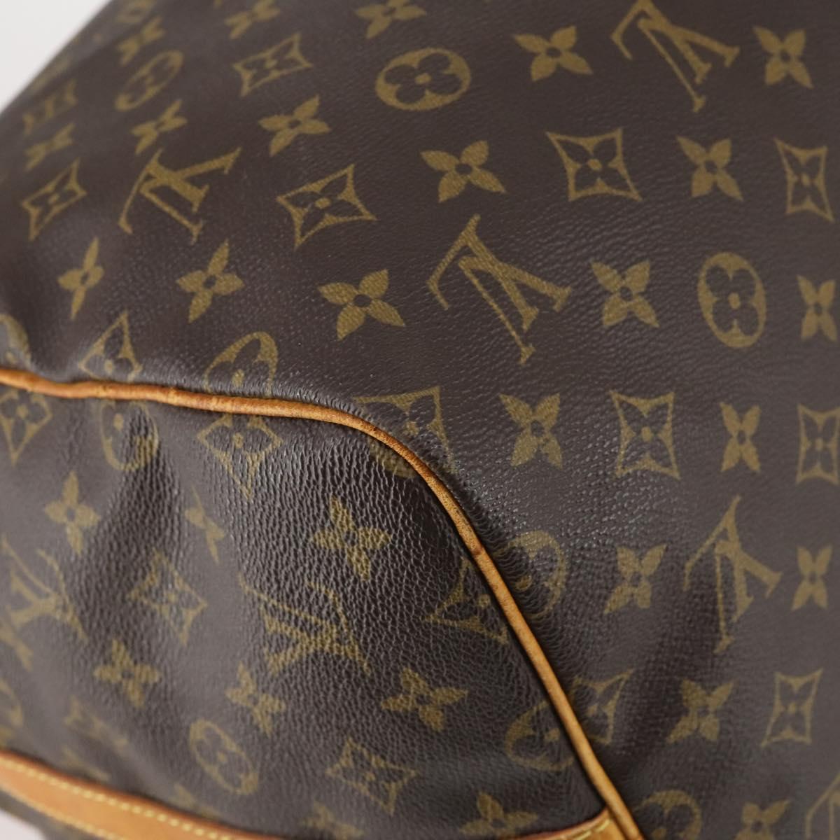 Louis Vuitton Keepall Bag Monogram Canvas, BROWN, CANVAS, Travel bag