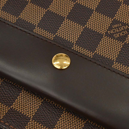 Louis Vuitton Aubagne Damier Ebene, Brown, Canvas, Handbag
